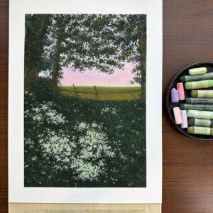 Twilight Over Fields